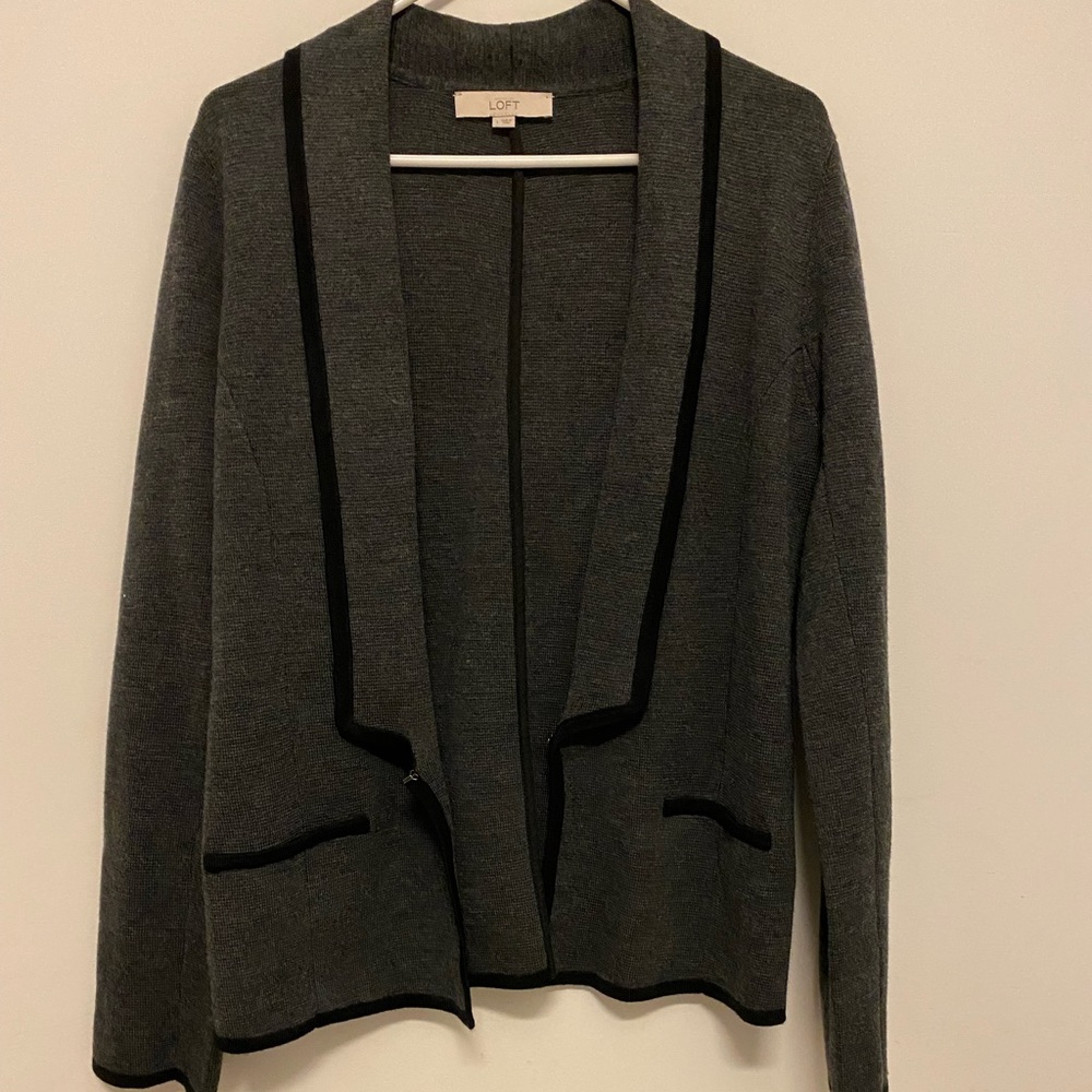 Loft large sweater cardigan